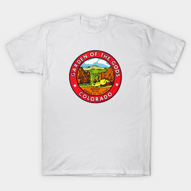 1950 Garden of the Gods Colorado T-Shirt by historicimage